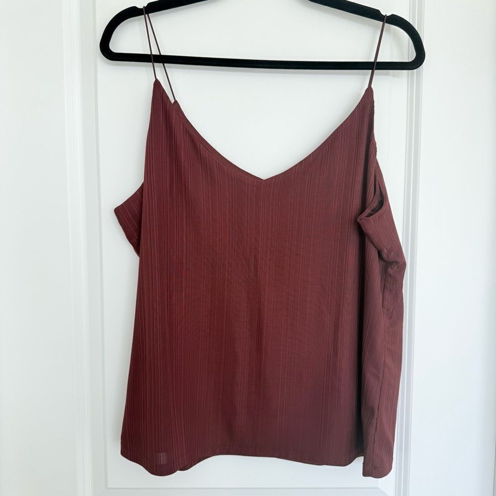 BLACK TAPE | pleated camisole
